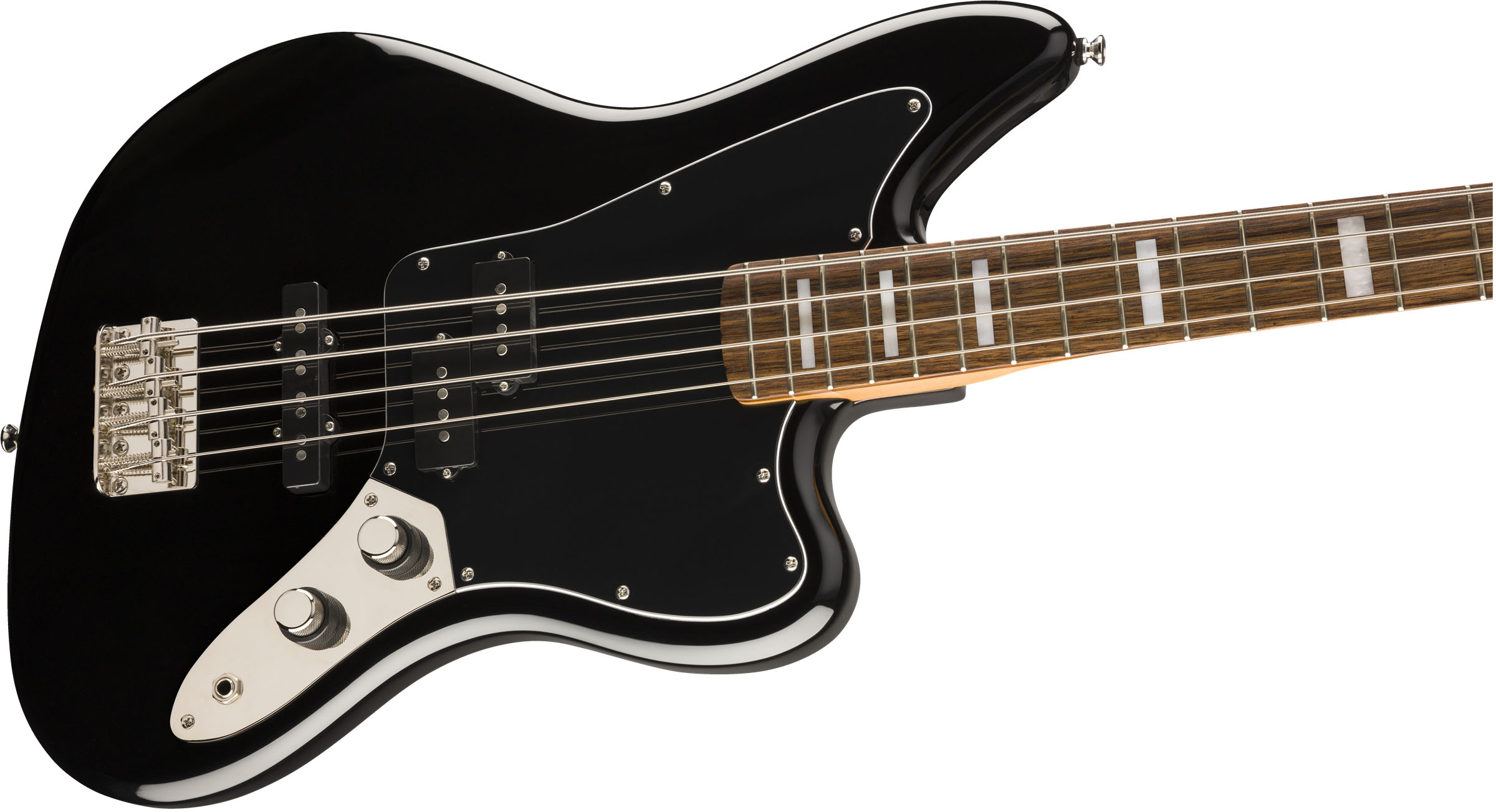 Classic Vibe Jaguar® Bass, Laurel Fingerboard, Black - Image 5