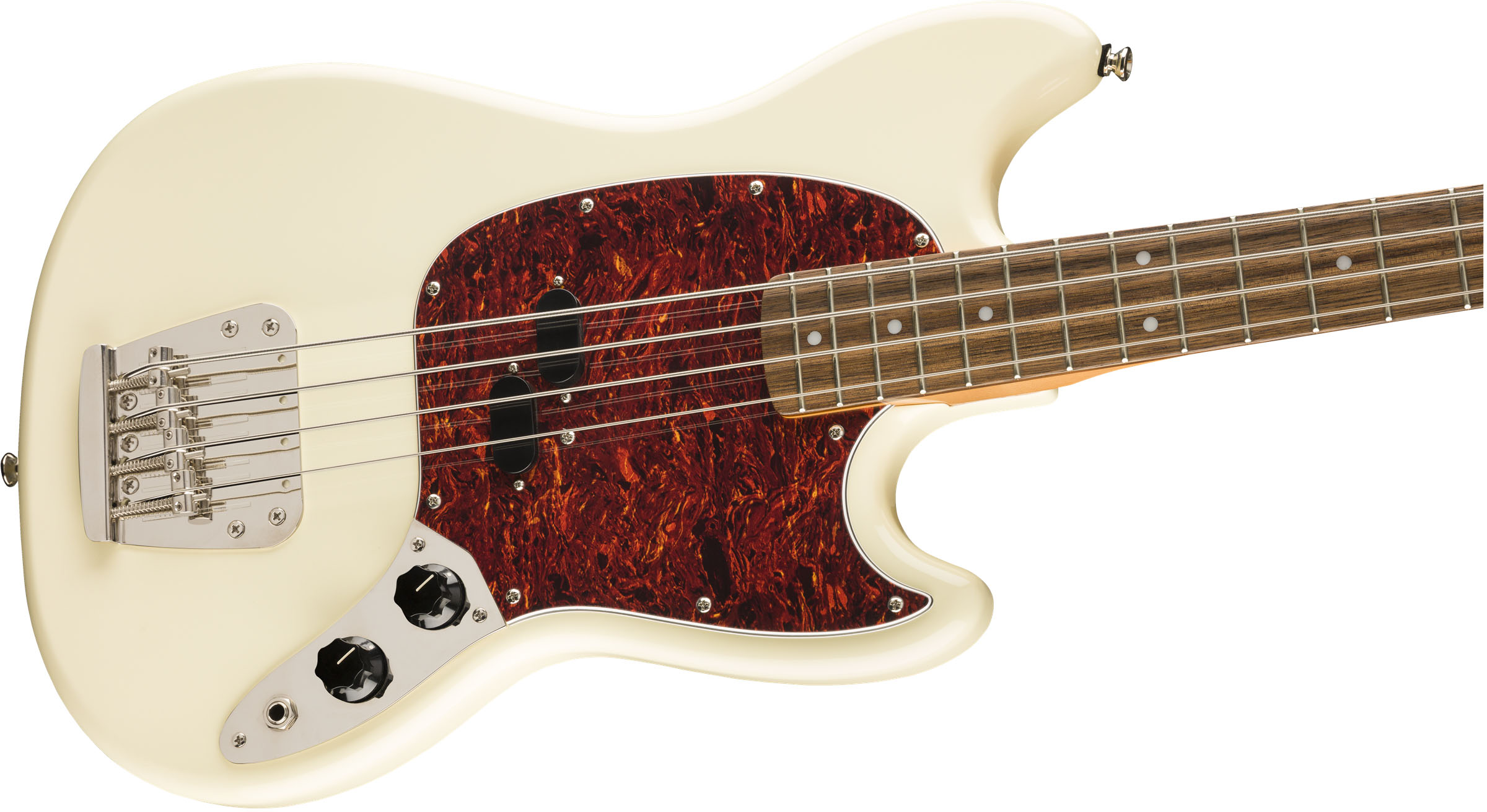 Classic Vibe '60s Mustang® Bass, Laurel Fingerboard, Olympic White - Image 5