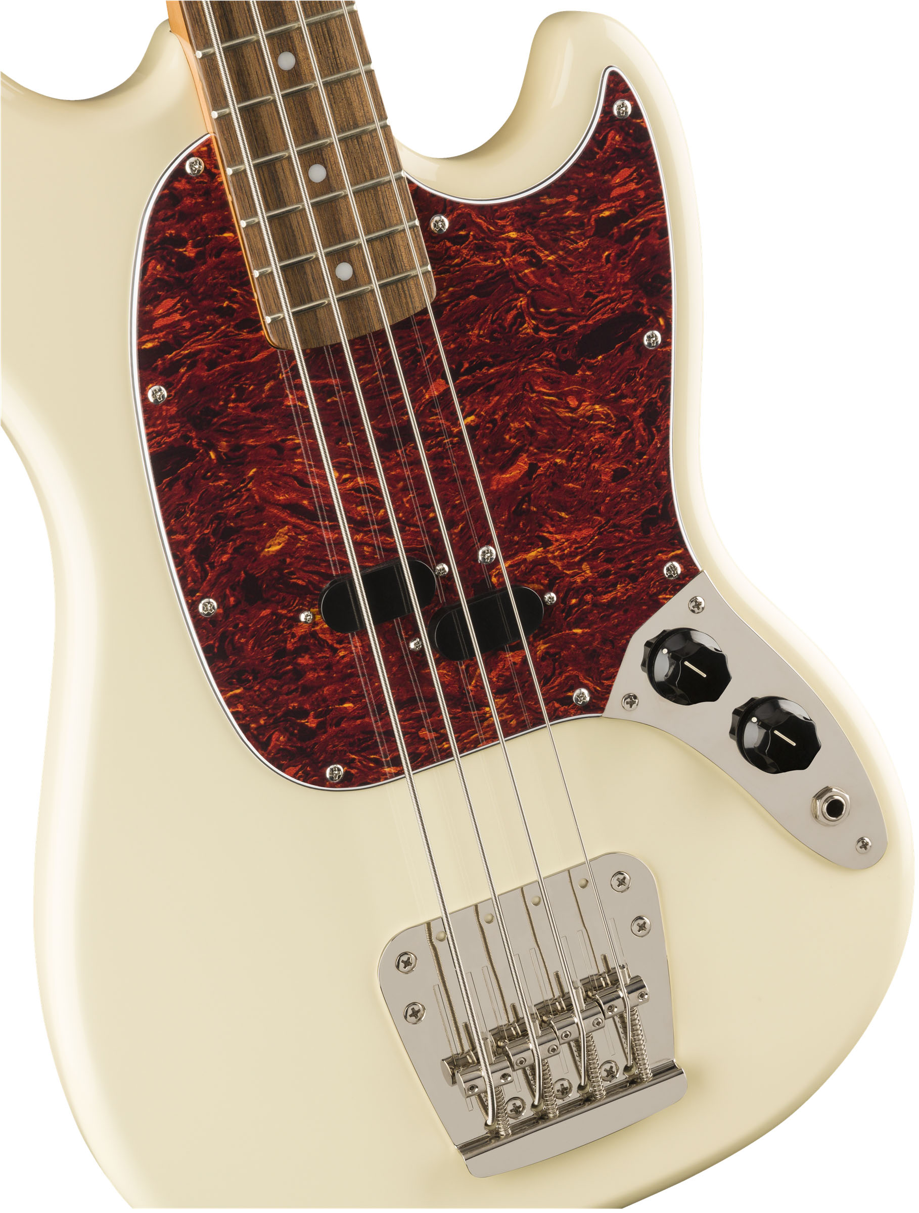 Classic Vibe '60s Mustang® Bass, Laurel Fingerboard, Olympic White - Image 4