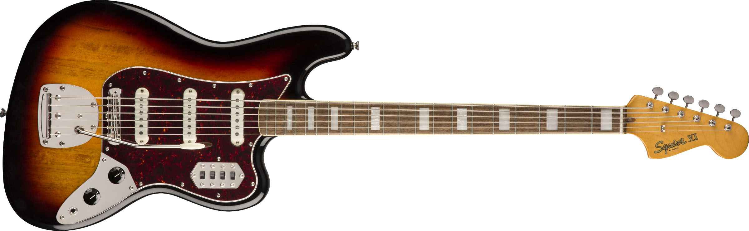 Classic Vibe Bass VI, Laurel Fingerboard, 3-Color Sunburst - Image 2