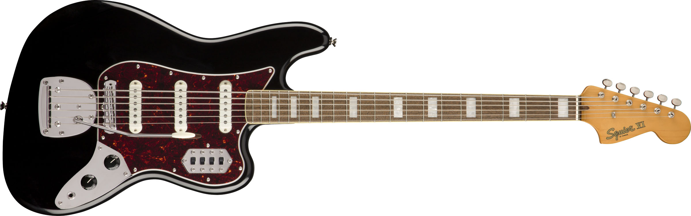 Classic Vibe Bass VI, Laurel Fingerboard, Black - Image 2