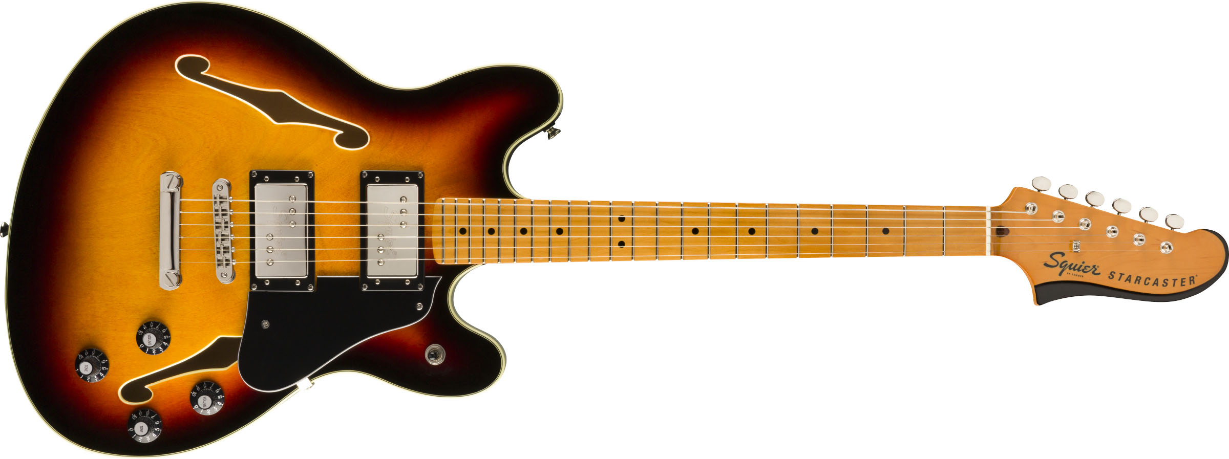 Classic Vibe Starcaster®, Maple Fingerbaord, 3-Color Sunburst - Image 2