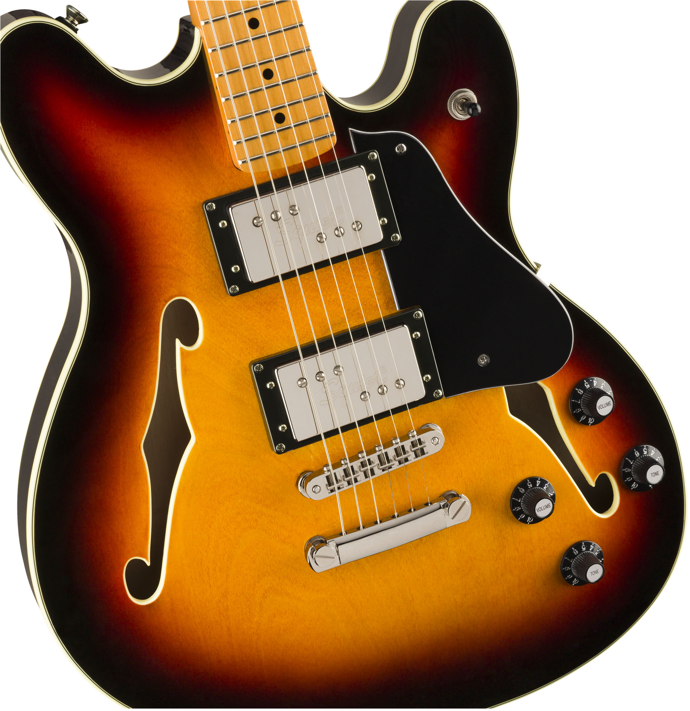 Classic Vibe Starcaster®, Maple Fingerbaord, 3-Color Sunburst - Image 4