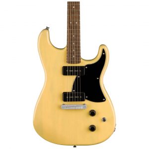 Paranormal Strat-O-Sonic, Laurel Fingerboard, Black Pickguard, Vintage Blonde