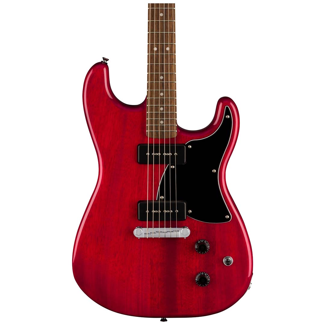 Paranormal Strat-O-Sonic, Laurel Fingerboard, Black Pickguard, Crimson Red Transparent