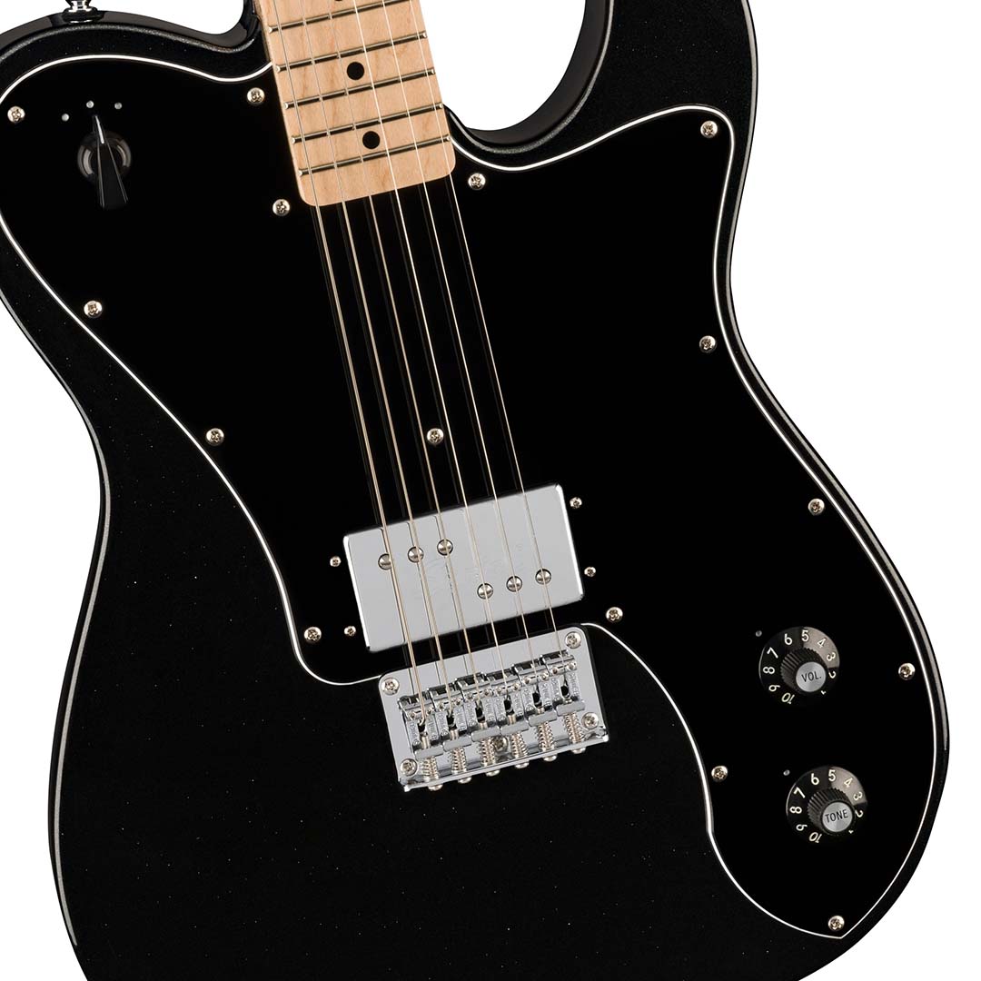 Paranormal Esquire® Deluxe, Maple Fingerboard, Black Pickguard, Metallic Black - Image 4