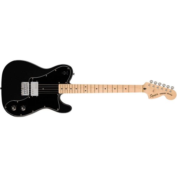 Paranormal Esquire® Deluxe, Maple Fingerboard, Black Pickguard, Metallic Black - Image 2