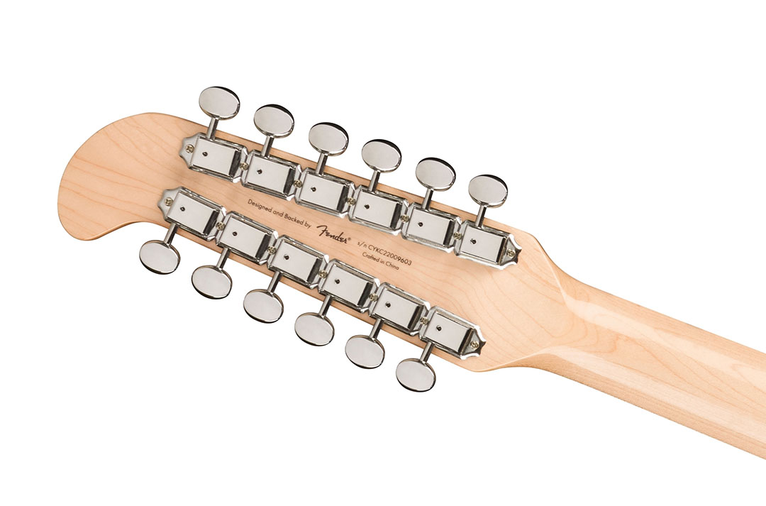 Paranormal Jazzmaster® XII, Laurel Fingerboard, Tortoiseshell Pickguard, Olympic White - Image 7