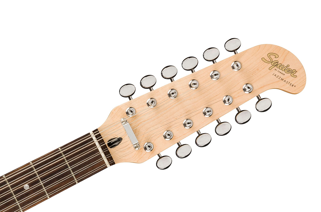 Paranormal Jazzmaster® XII, Laurel Fingerboard, Tortoiseshell Pickguard, Olympic White - Image 6