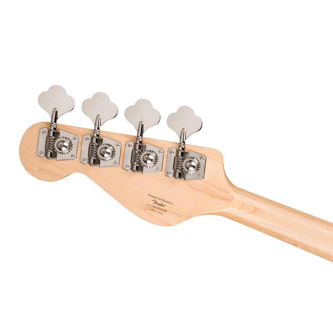 Paranormal Rascal Bass HH, Laurel Fingerboard, White Pearloid Pickguard, Metallic Black - Image 7