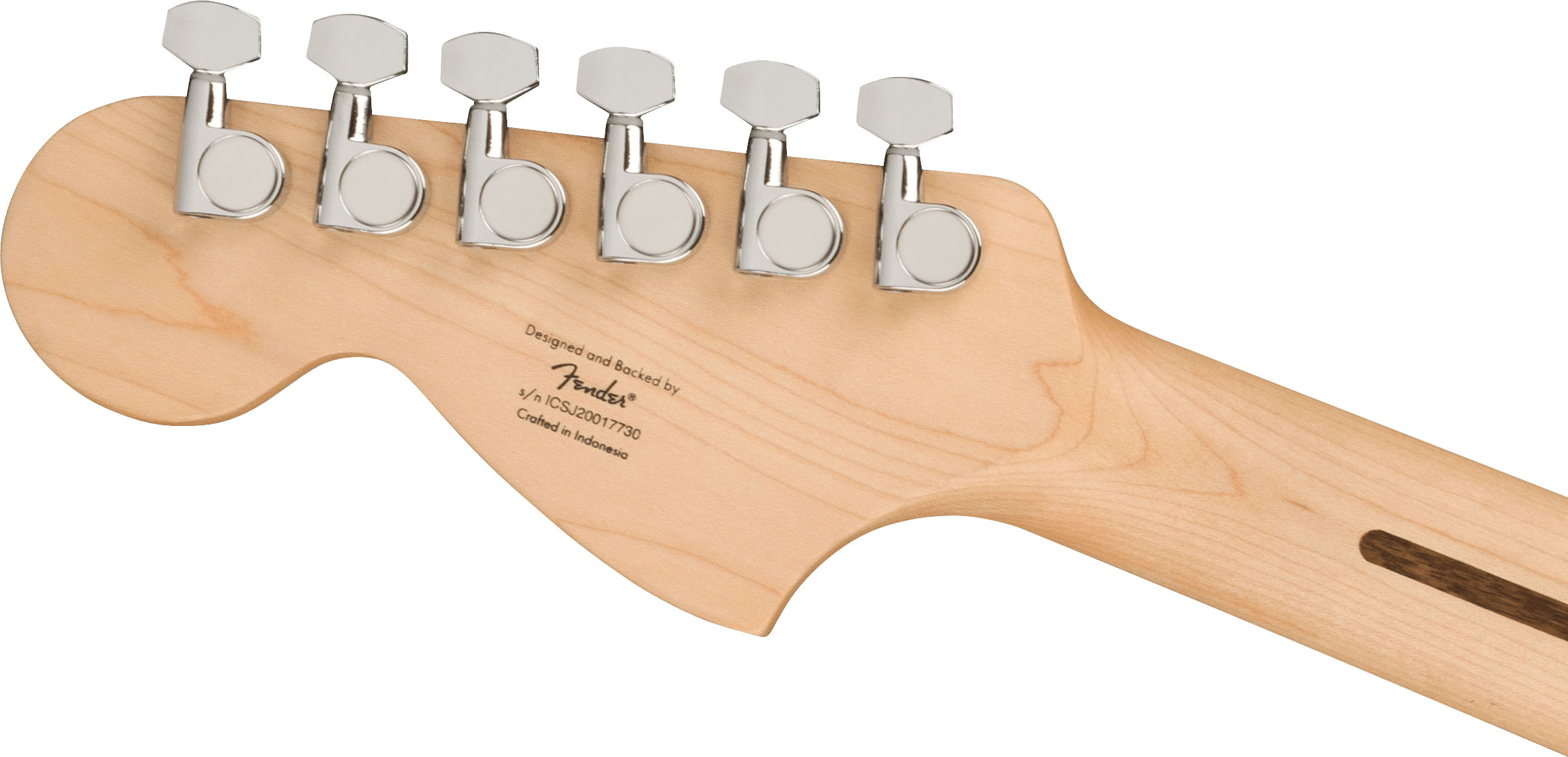 Affinity Series™ Stratocaster®, Laurel Fingerboard, White Pickguard, 3-Color Sunburst - Image 7