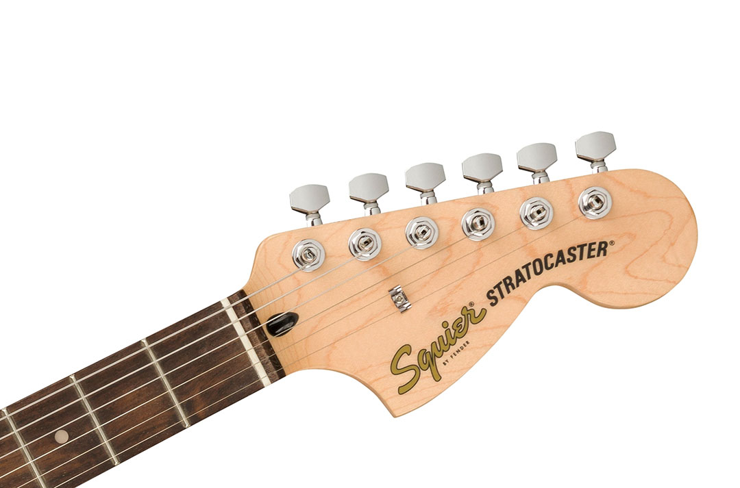 FSR Affinity Series™ Stratocaster®, Laurel Fingerboard, White Pickguard, Surf Green - Image 6