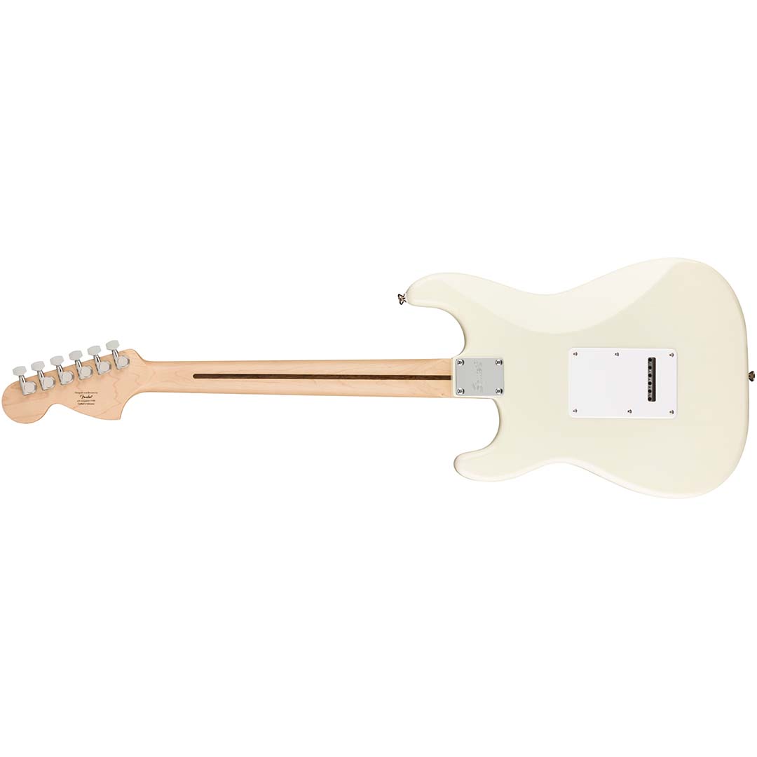 Affinity Series™ Stratocaster®, Maple Fingerboard, White Pickguard, Olympic White - Image 3