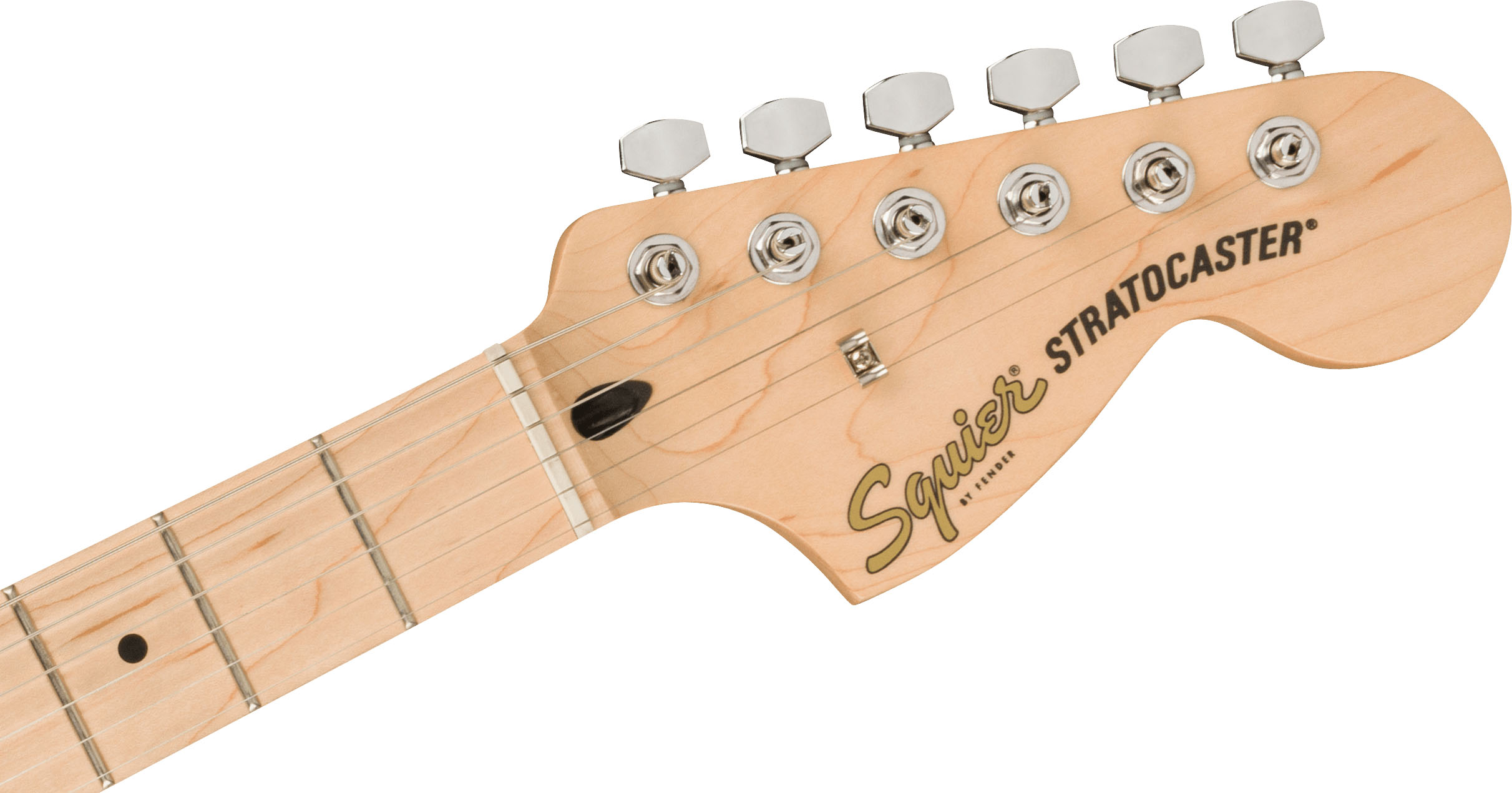 Affinity Series™ Stratocaster®, Maple Fingerboard, White Pickguard, Olympic White - Image 6