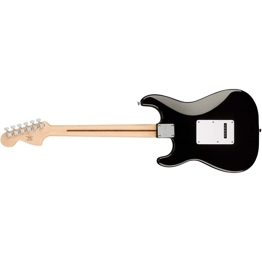 Affinity Series™ Stratocaster®, Maple Fingerboard, White Pickguard, Black - Image 3