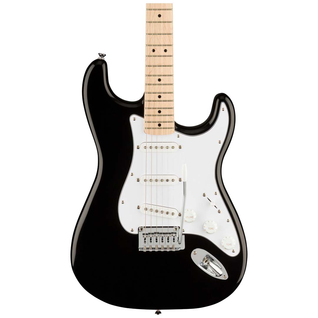 Affinity Series™ Stratocaster®, Maple Fingerboard, White Pickguard, Black