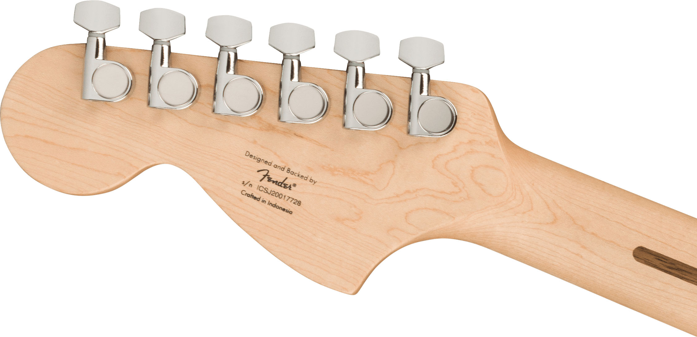 Affinity Series™ Stratocaster® HH, Laurel Fingerboard, Black Pickguard, Olympic White - Image 7