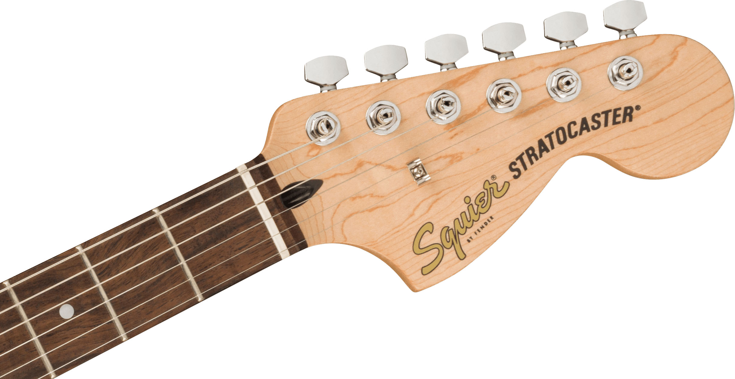 Affinity Series™ Stratocaster® HH, Laurel Fingerboard, Black Pickguard, Olympic White - Image 6