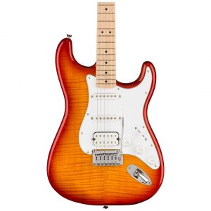 Affinity Series™ Stratocaster® FMT HSS, Maple Fingerboard, White Pickguard, Sienna Sunburst
