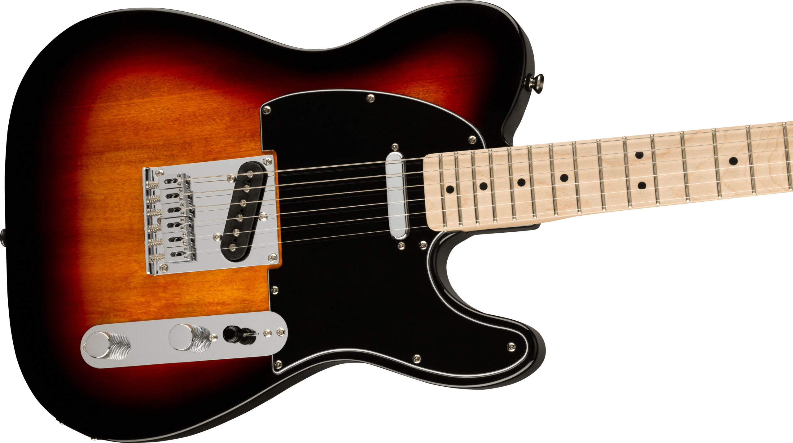 Affinity Series™ Telecaster®, Maple Fingerboard, Black Pickguard, 3-Color Sunburst - Image 5