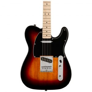 Affinity Series™ Telecaster®, Maple Fingerboard, Black Pickguard, 3-Color Sunburst