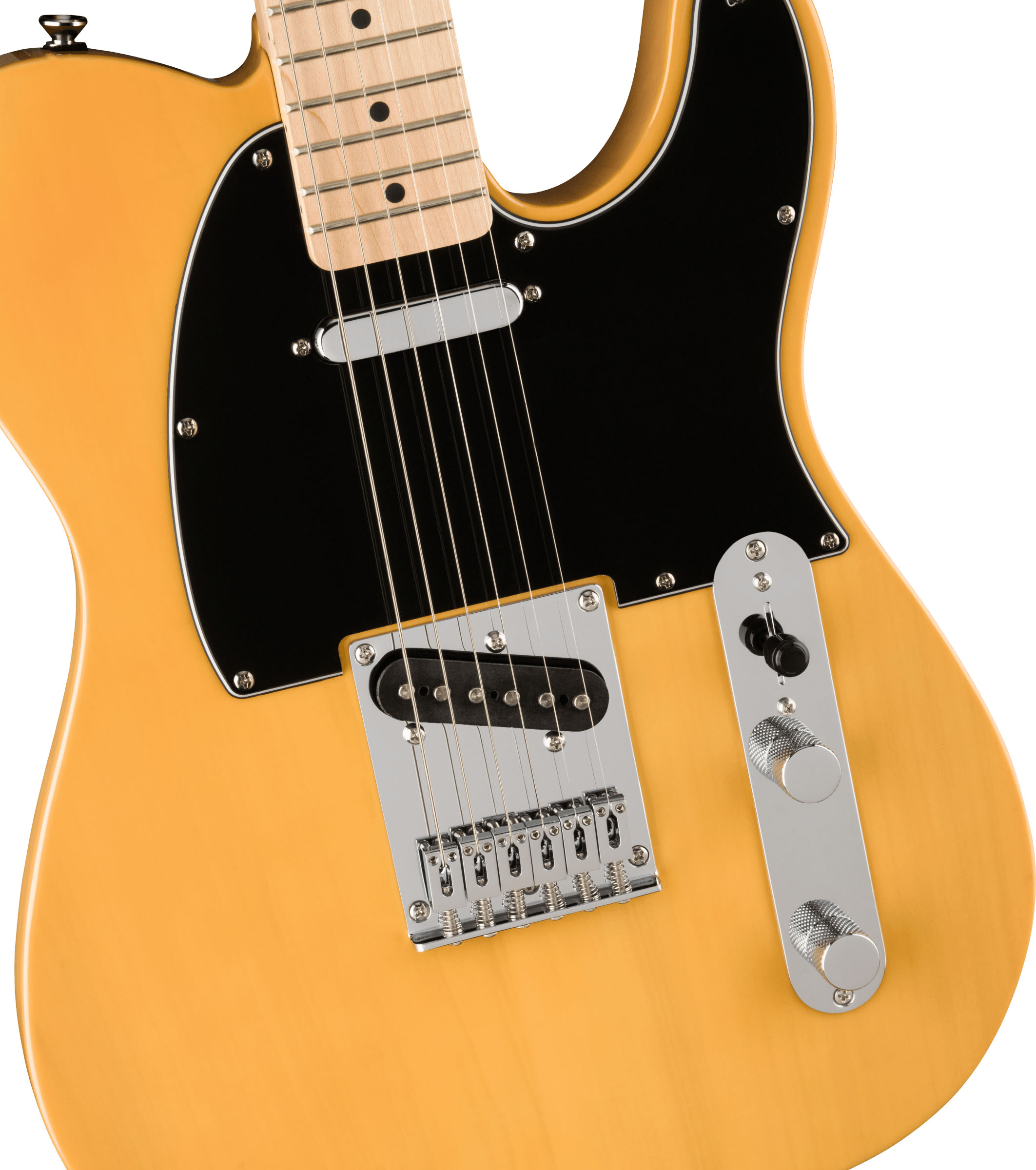 Affinity Series™ Telecaster®, Maple Fingerboard, Black Pickguard, Butterscotch Blonde - Image 4