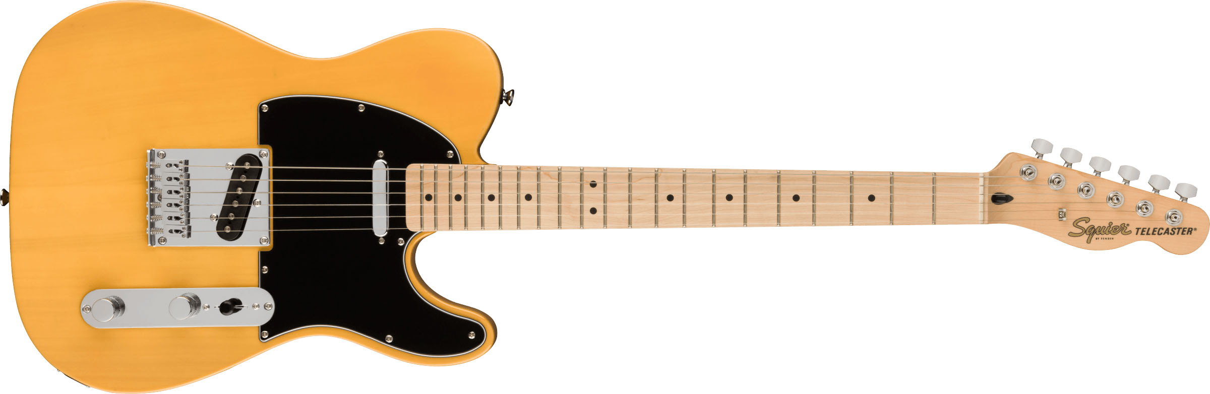 Affinity Series™ Telecaster®, Maple Fingerboard, Black Pickguard, Butterscotch Blonde - Image 2