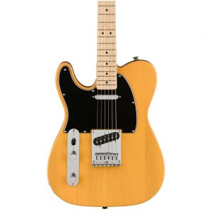 Affinity Series™ Telecaster® Left-Handed, Maple Fingerboard, Black Pickguard, Butterscotch Blonde