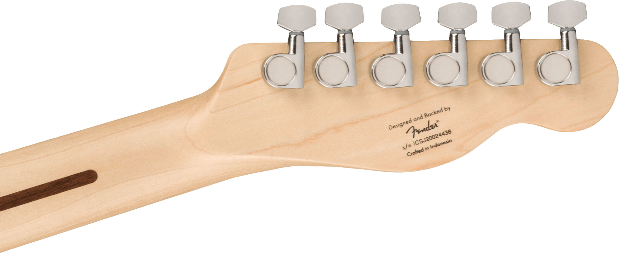 Affinity Series™ Telecaster® Left-Handed, Maple Fingerboard, Black Pickguard, Butterscotch Blonde - Image 7
