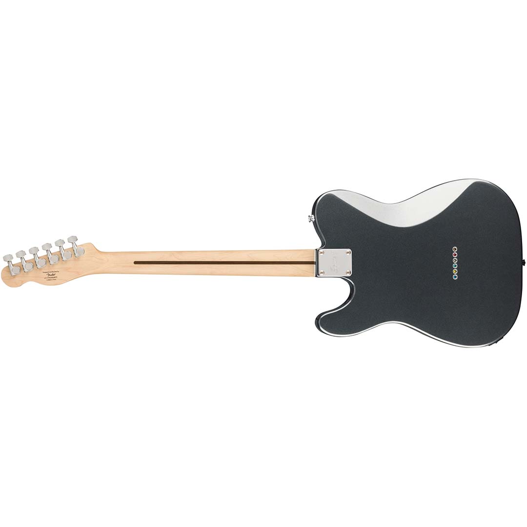Affinity Series™ Telecaster® Deluxe, Laurel Fingerboard, White Pickguard, Charcoal Frost Metallic - Image 3
