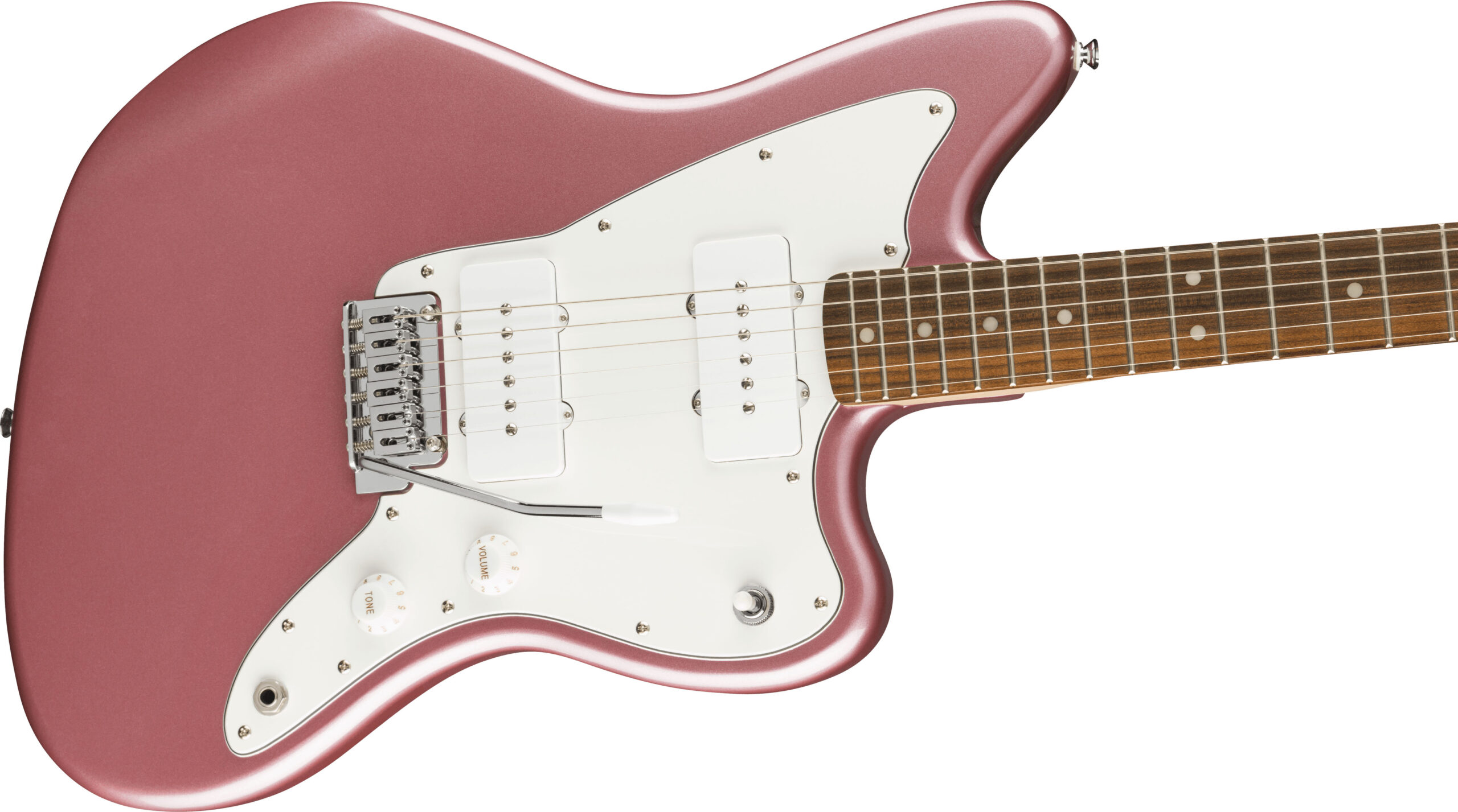 Affinity Series™ Jazzmaster®, Laurel Fingerboard, White Pickguard, Burgundy Mist - Image 5