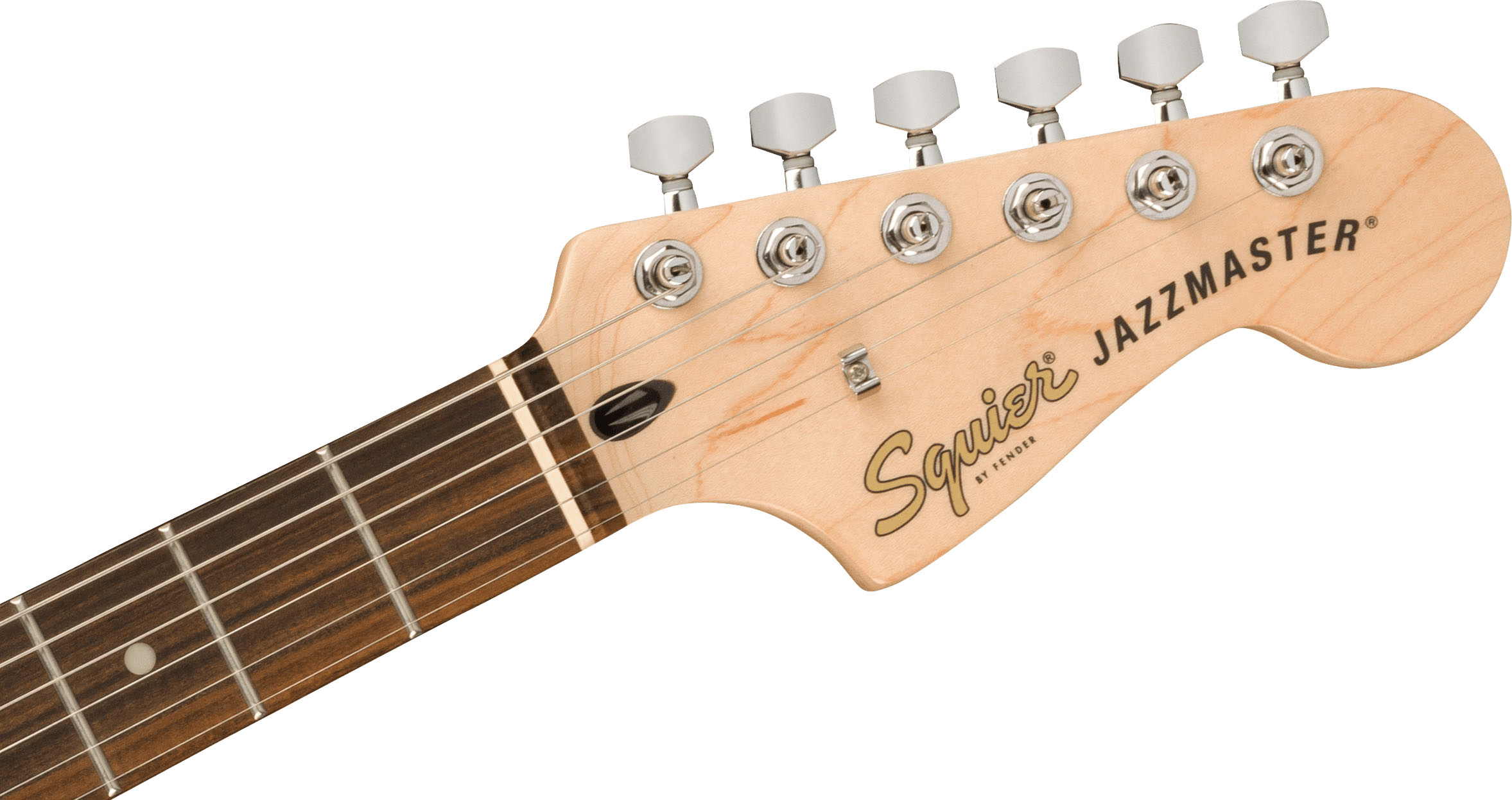Affinity Series™ Jazzmaster®, Laurel Fingerboard, White Pickguard, Burgundy Mist - Image 6