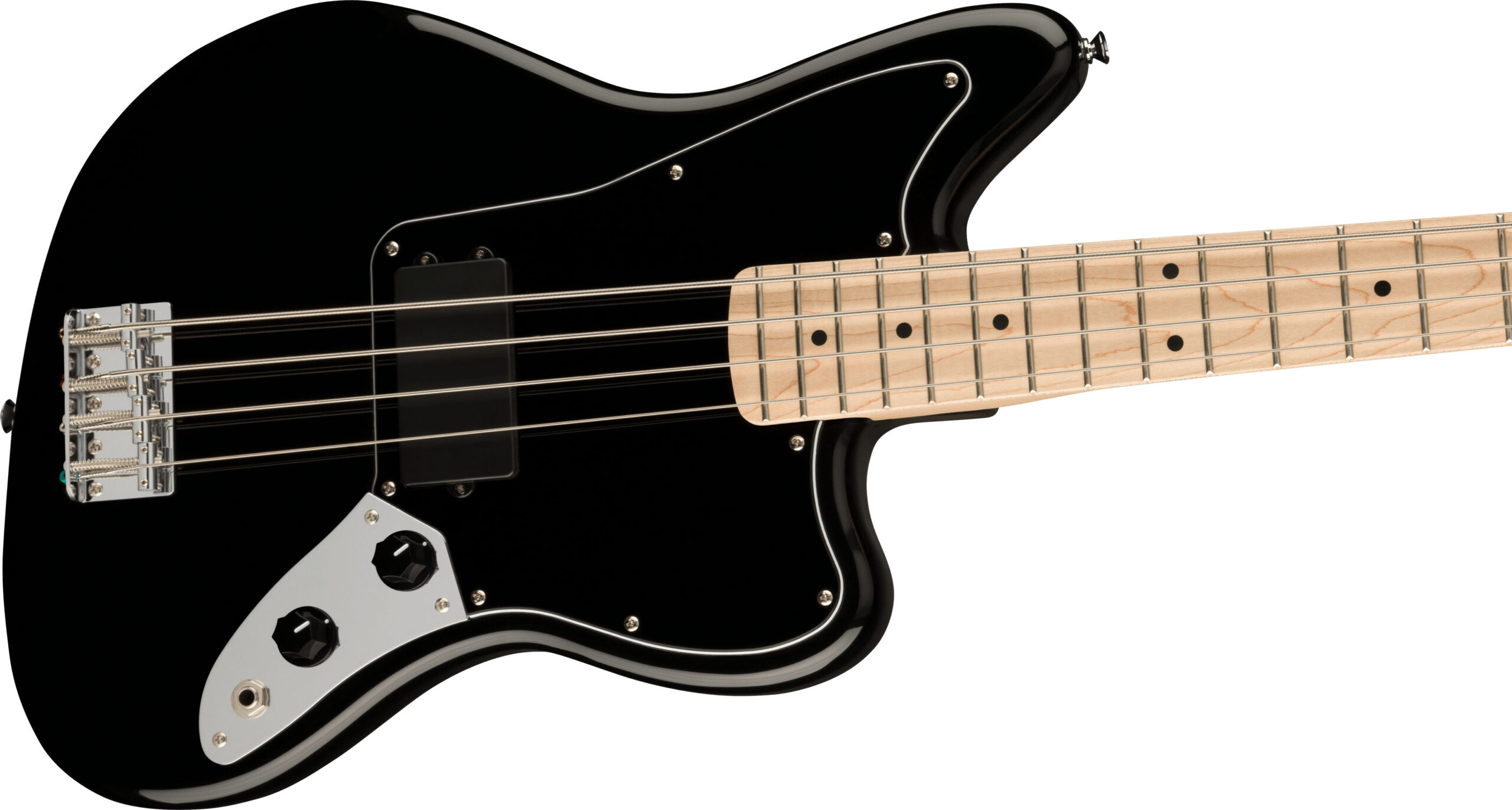 Affinity Series™ Jaguar® Bass H, Maple Fingerboard, Black Pickguard, Black - Image 5