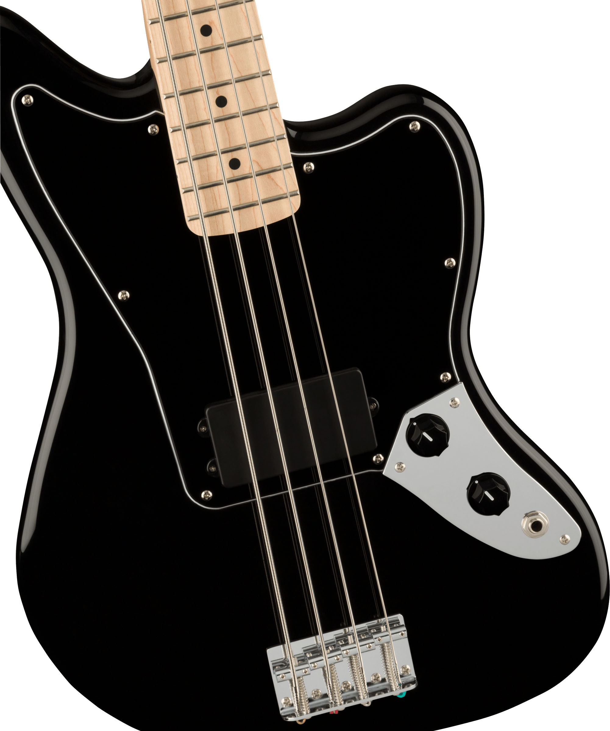 Affinity Series™ Jaguar® Bass H, Maple Fingerboard, Black Pickguard, Black - Image 4