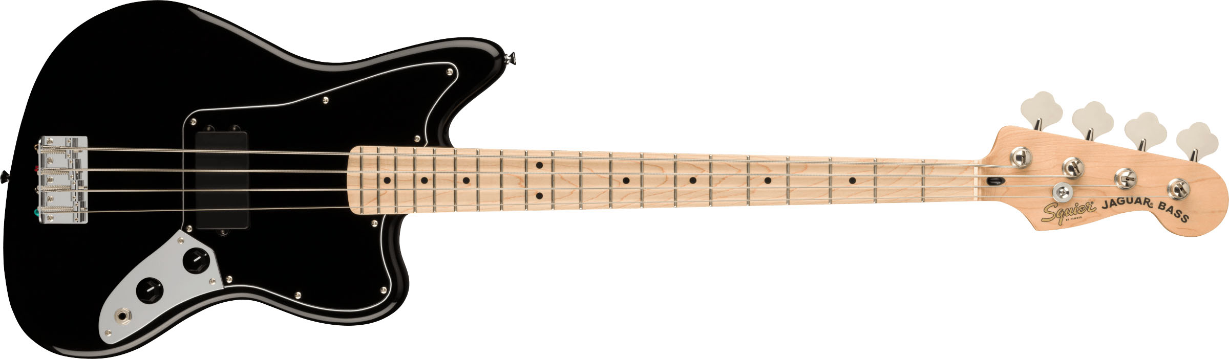 Affinity Series™ Jaguar® Bass H, Maple Fingerboard, Black Pickguard, Black - Image 2