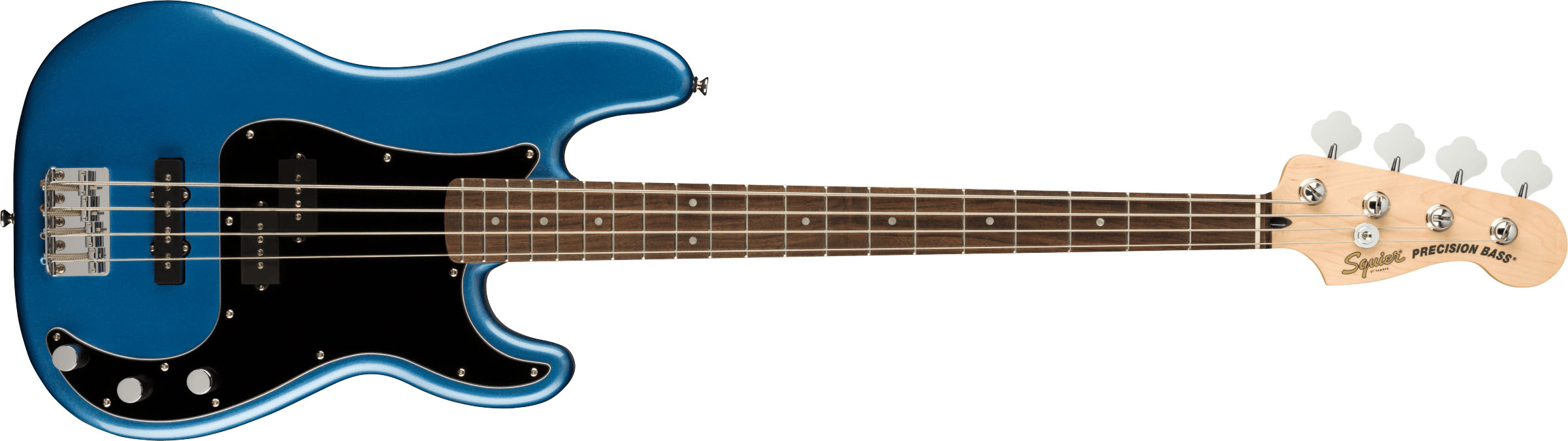 Affinity Series™ Precision Bass® PJ, Laurel Fingerboard, Black Pickguard, Lake Placid Blue - Image 2