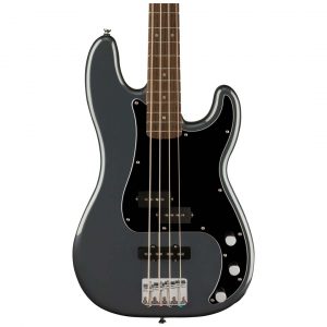 Affinity Series™ Precision Bass® PJ, Laurel Fingerboard, Black Pickguard, Charcoal Frost Metallic