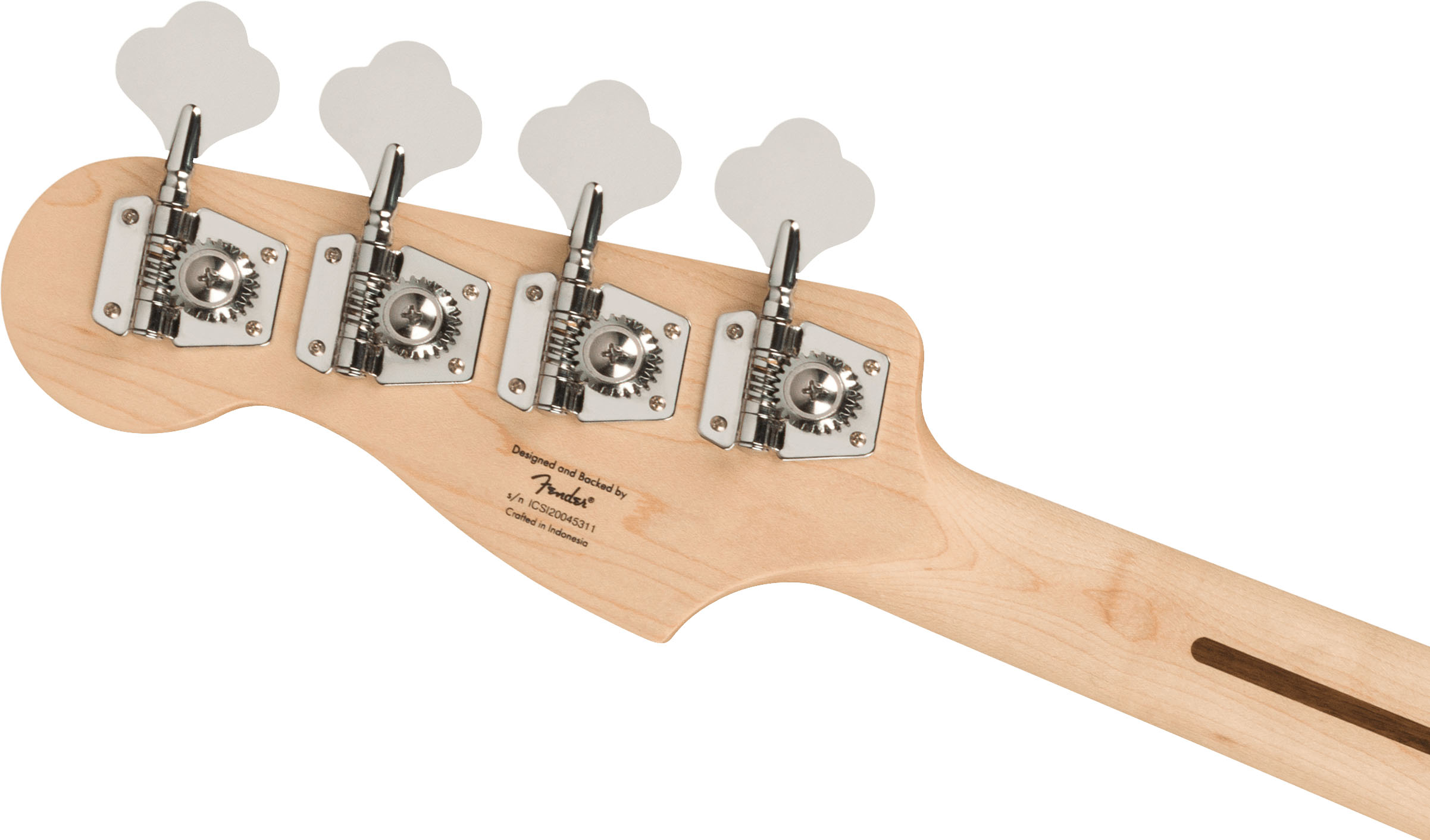 Affinity Series™ Precision Bass® PJ, Maple Fingerboard, Black Pickguard, Olympic White - Image 7