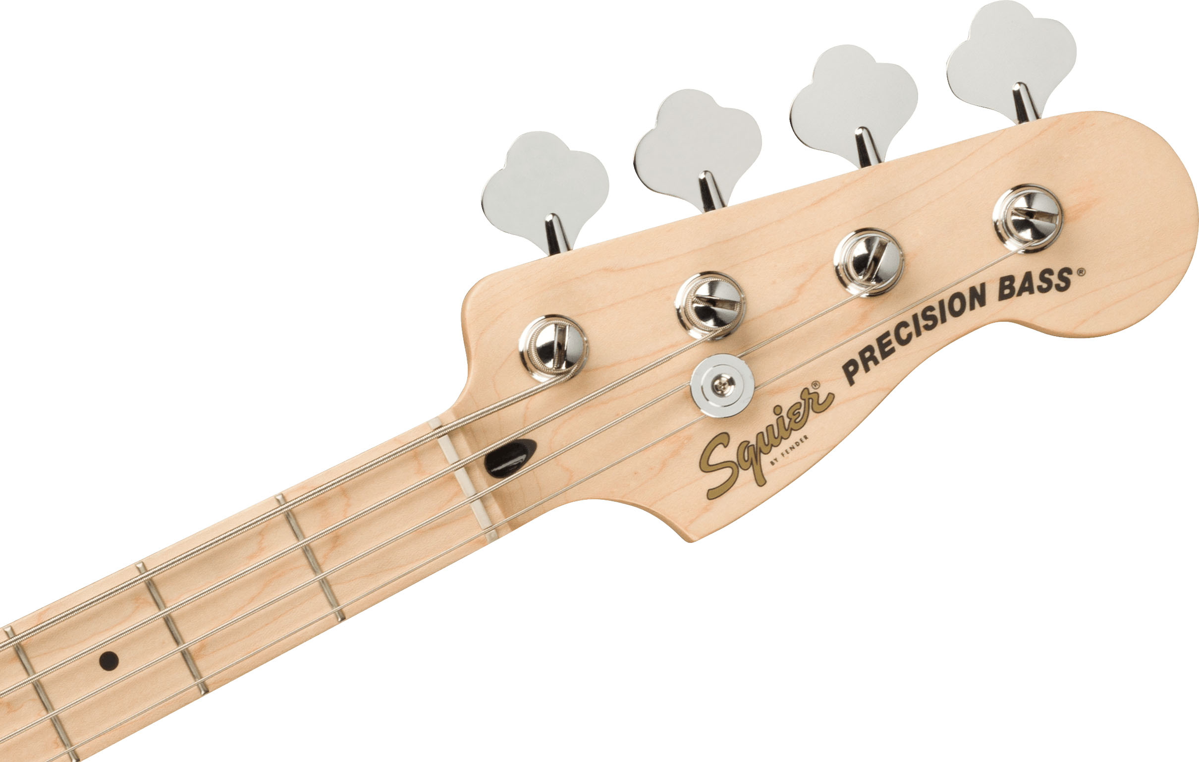 Affinity Series™ Precision Bass® PJ, Maple Fingerboard, Black Pickguard, Olympic White - Image 6