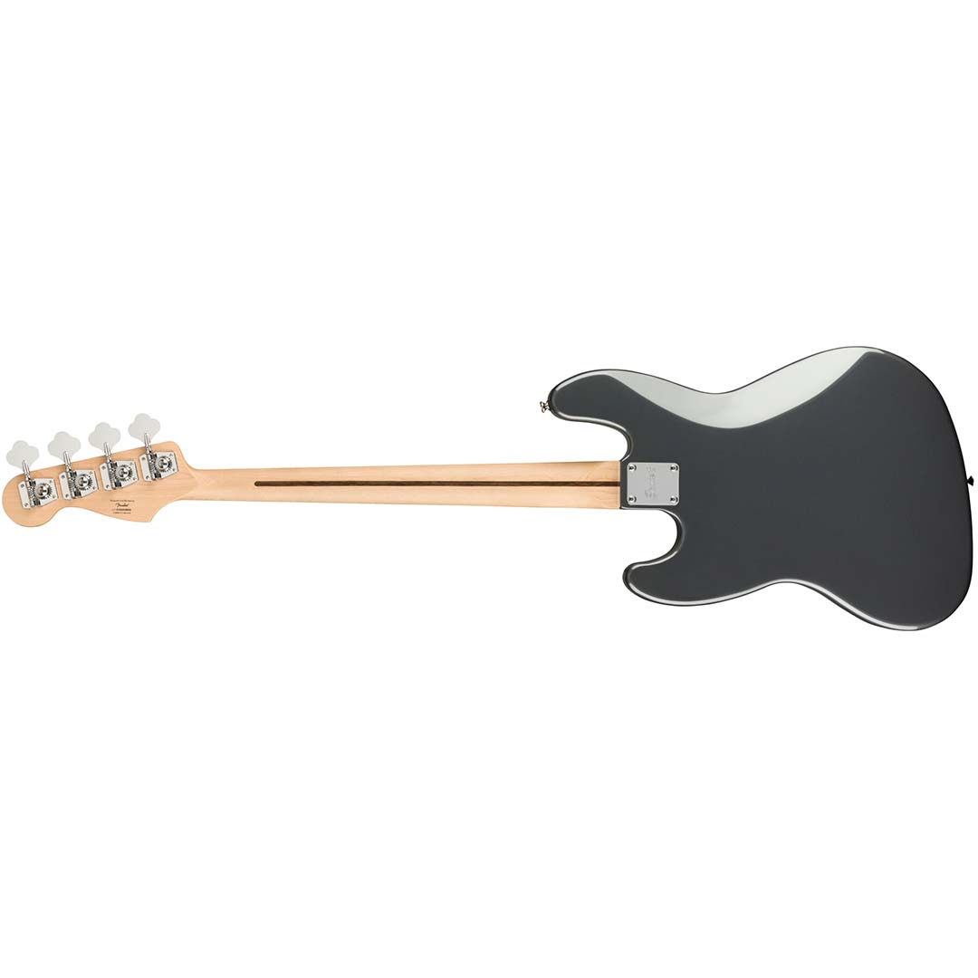 Affinity Series™ Jazz Bass®, Laurel Fingerboard, Black Pickguard, Charcoal Frost Metallic - Image 3