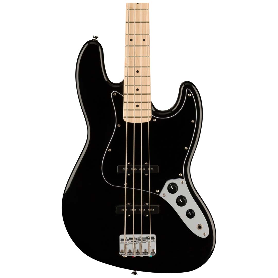Affinity Series™ Jazz Bass®, Maple Fingerboard, Black Pickguard, Black