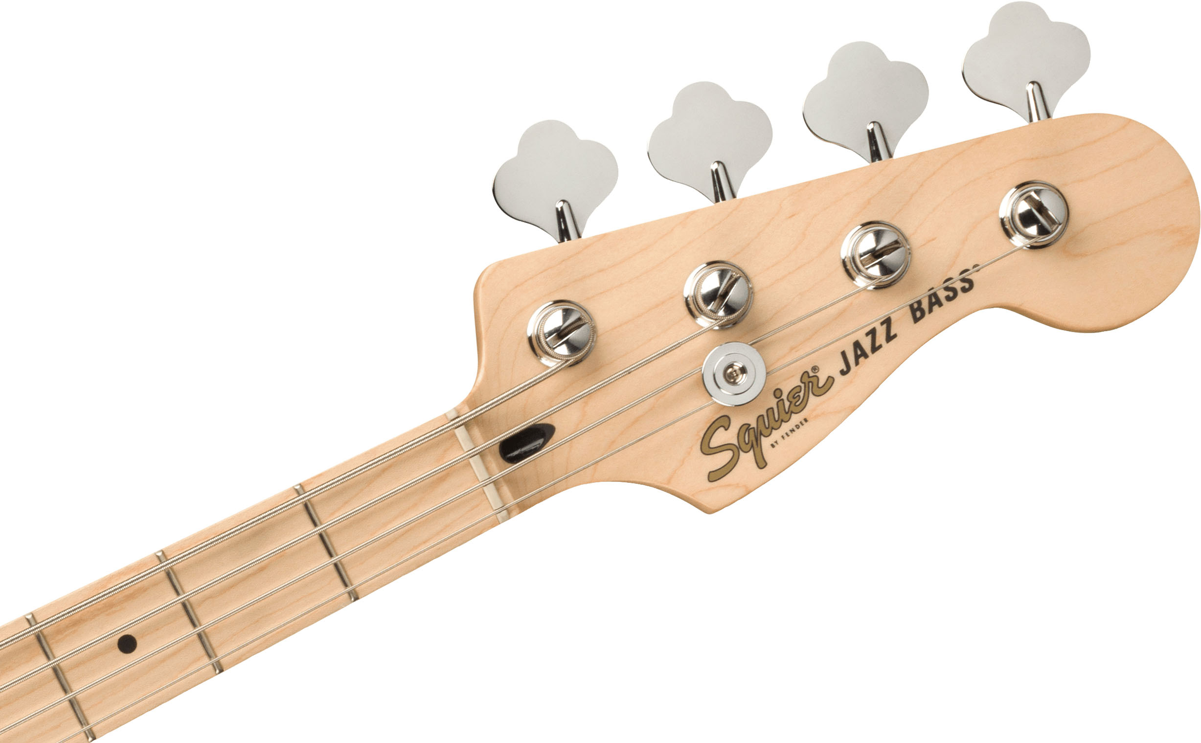 Affinity Series™ Jazz Bass®, Maple Fingerboard, Black Pickguard, Black - Image 6