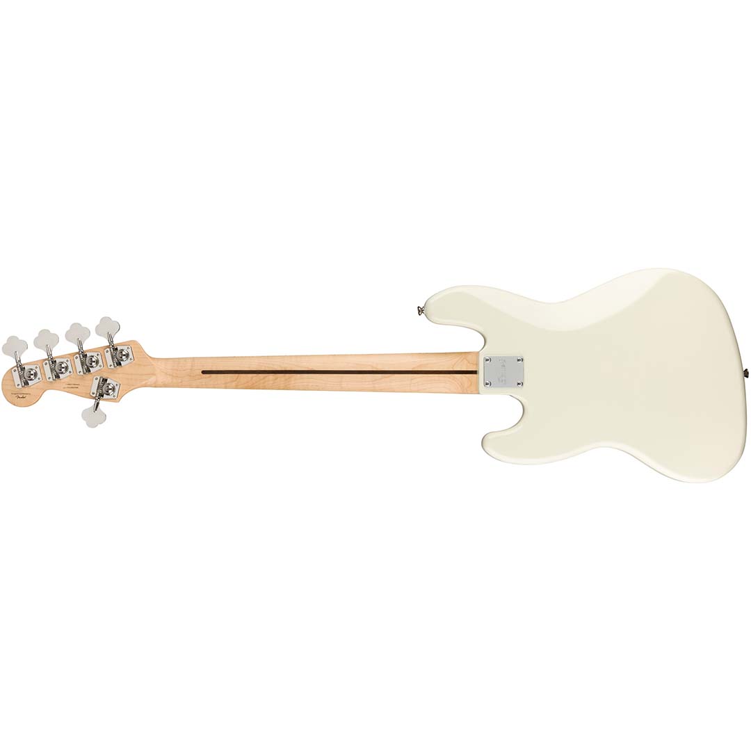Affinity Series™ Jazz Bass® V, Maple Fingerboard, White Pickguard, Olympic White - Image 3