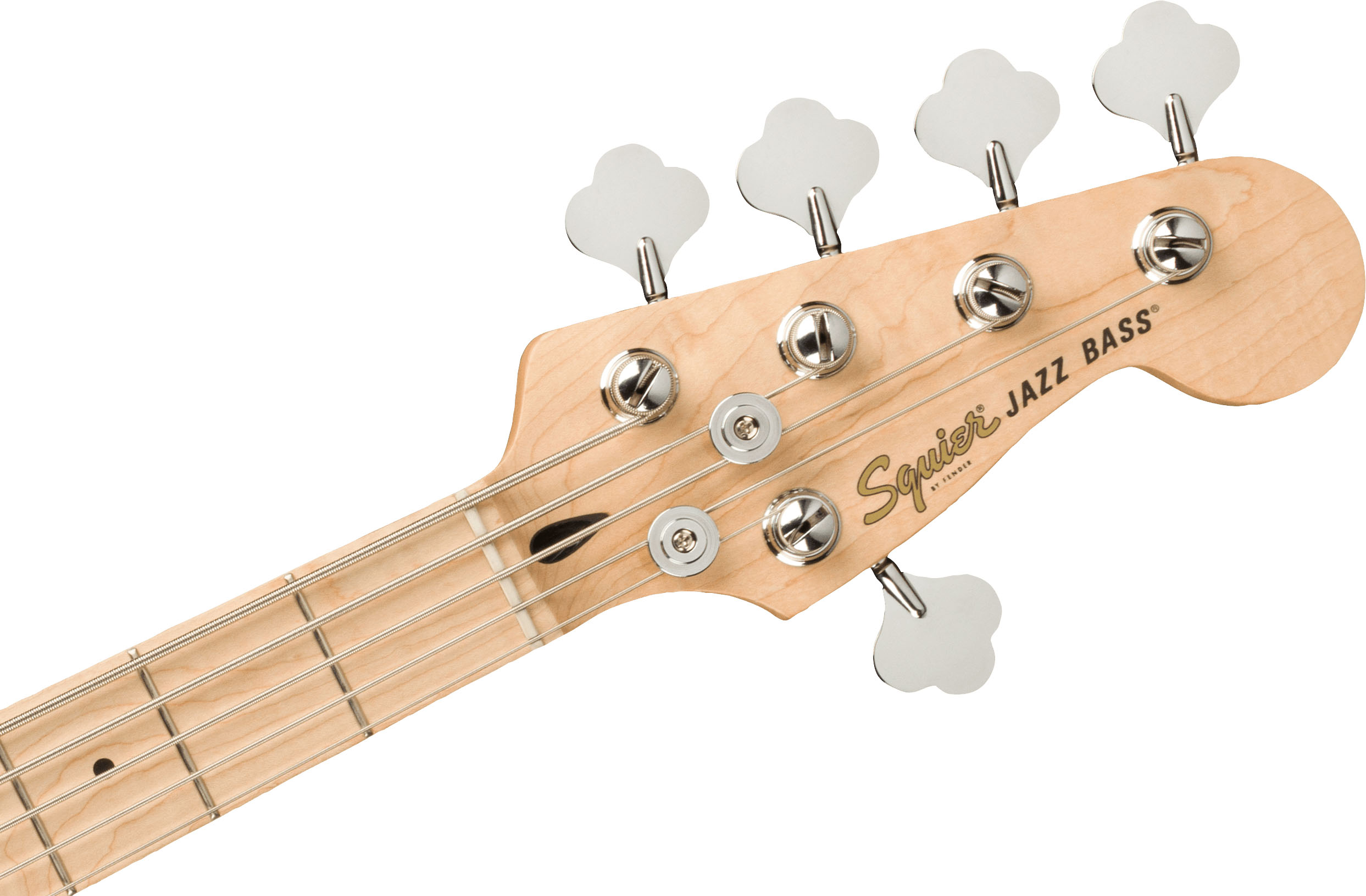Affinity Series™ Jazz Bass® V, Maple Fingerboard, White Pickguard, Olympic White - Image 6