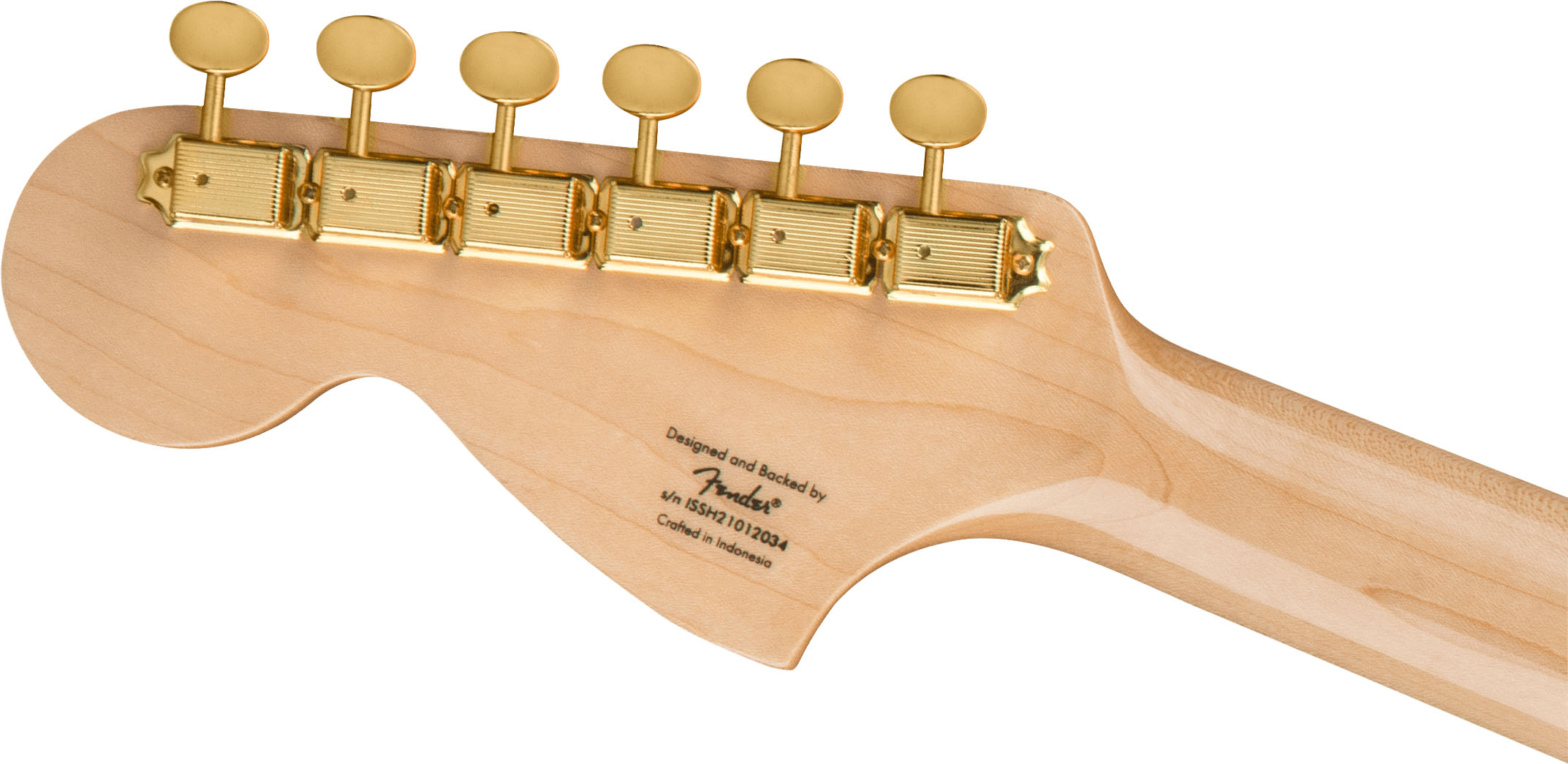40th Anniversary Stratocaster®, Gold Edition, Laurel Fingerboard, Gold Anodized Pickguard, Lake Placid Blue - Image 7