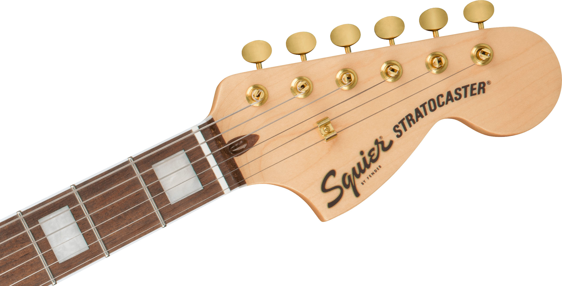 40th Anniversary Stratocaster®, Gold Edition, Laurel Fingerboard, Gold Anodized Pickguard, Lake Placid Blue - Image 6