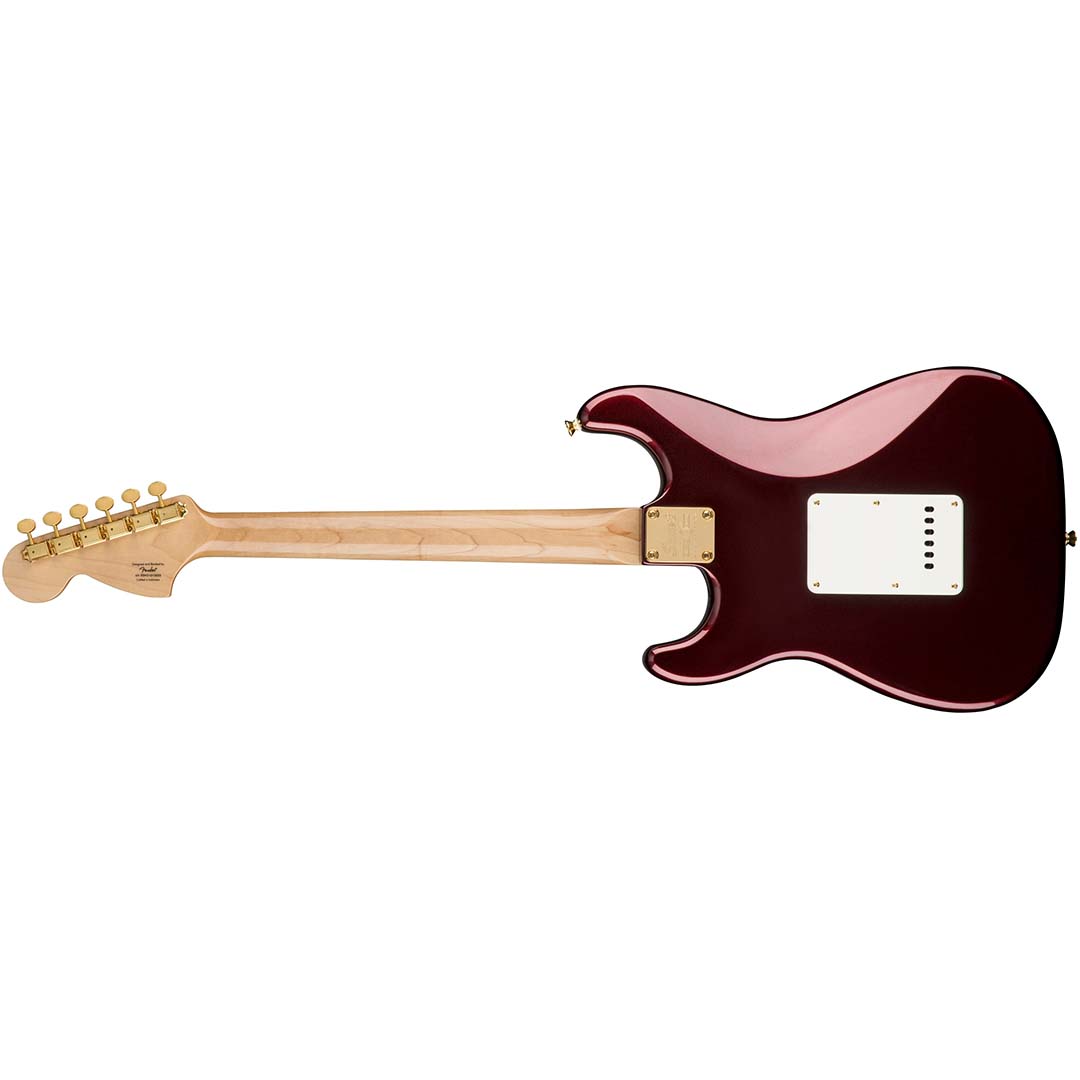 40th Anniversary Stratocaster®, Gold Edition, Laurel Fingerboard, Gold Anodized Pickguard, Ruby Red Metallic - Image 3