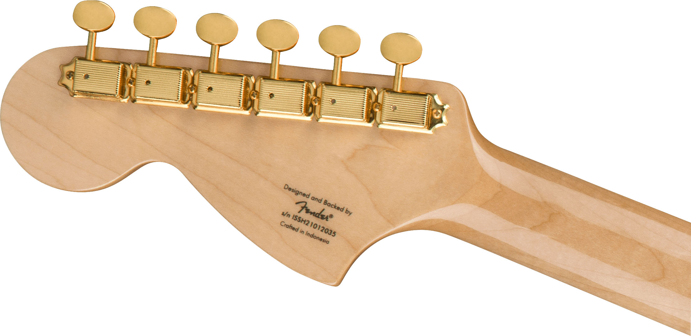 40th Anniversary Stratocaster®, Gold Edition, Laurel Fingerboard, Gold Anodized Pickguard, Ruby Red Metallic - Image 7