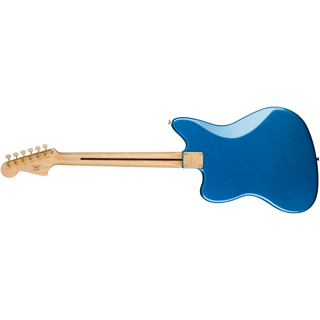 40th Anniversary Jazzmaster®, Gold Edition, Laurel Fingerboard, Gold Anodized Pickguard, Lake Placid Blue - Image 3