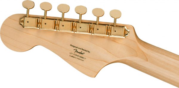 40th Anniversary Jazzmaster®, Gold Edition, Laurel Fingerboard, Gold Anodized Pickguard, Lake Placid Blue - Image 7